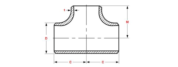 Camiseta 0 de la instalación de tuberías del acero inoxidable SCH20 ASME B16.9